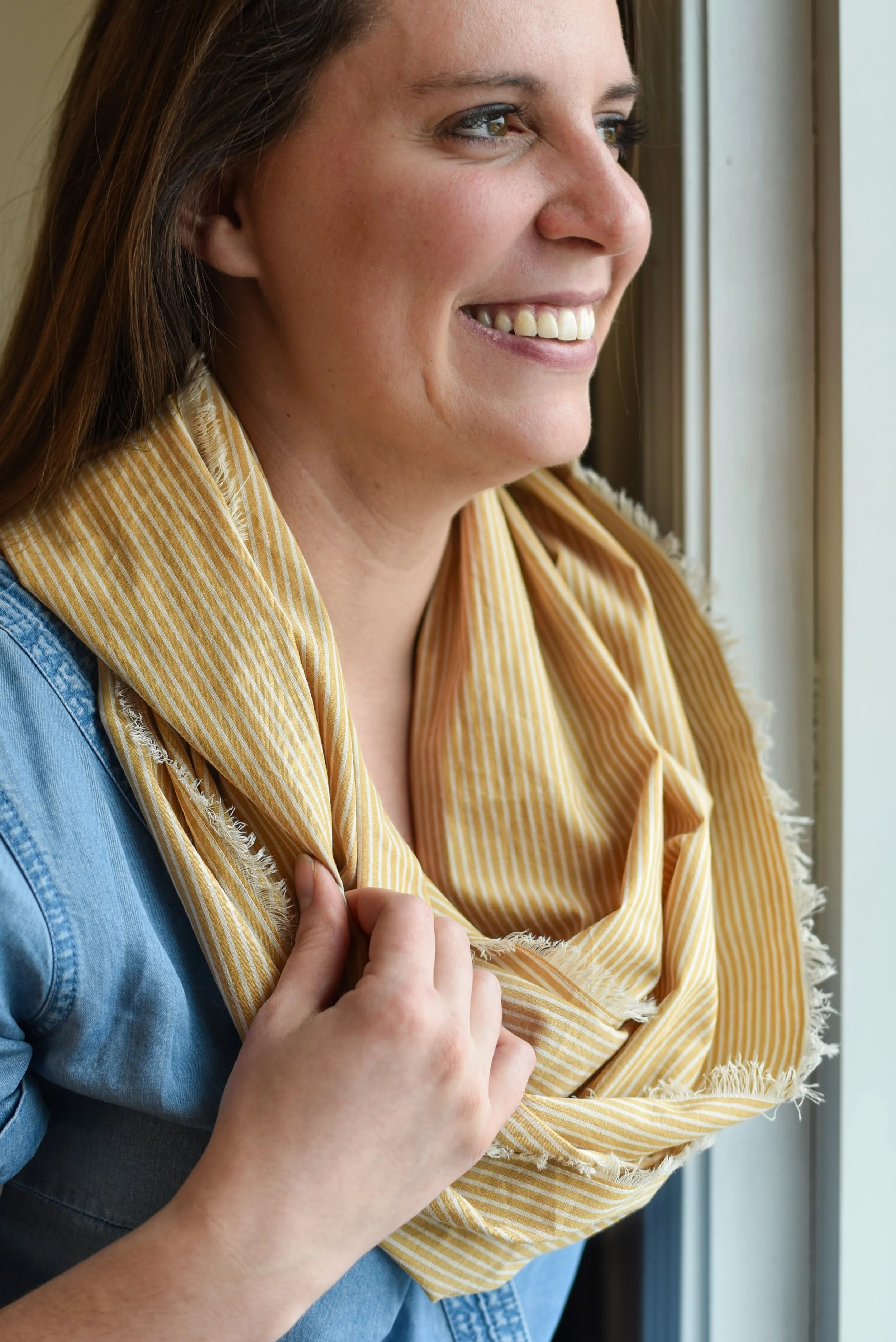 Mustard 2024 infinity scarf